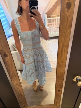 Bronx and Banco Skye Blue Midi Dress